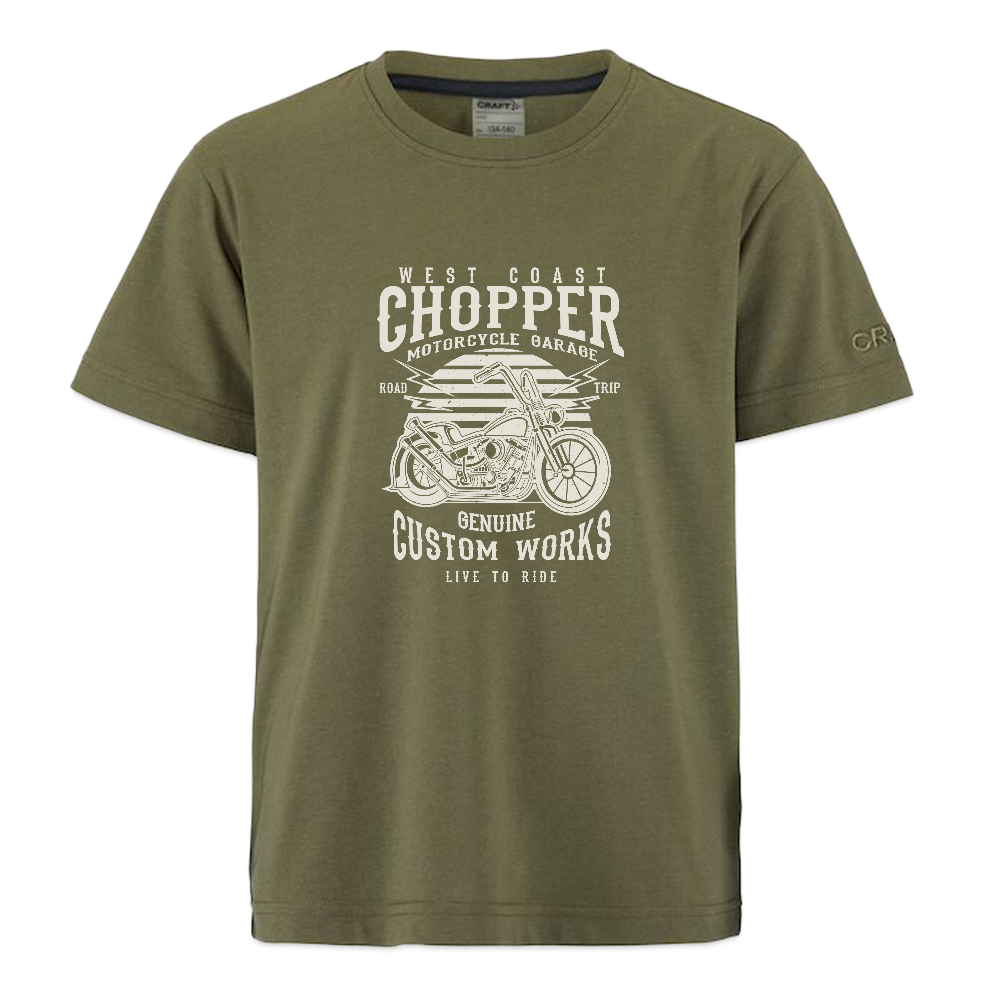 CRAFT Community 2.0 tieners T-shirt - mosgroen