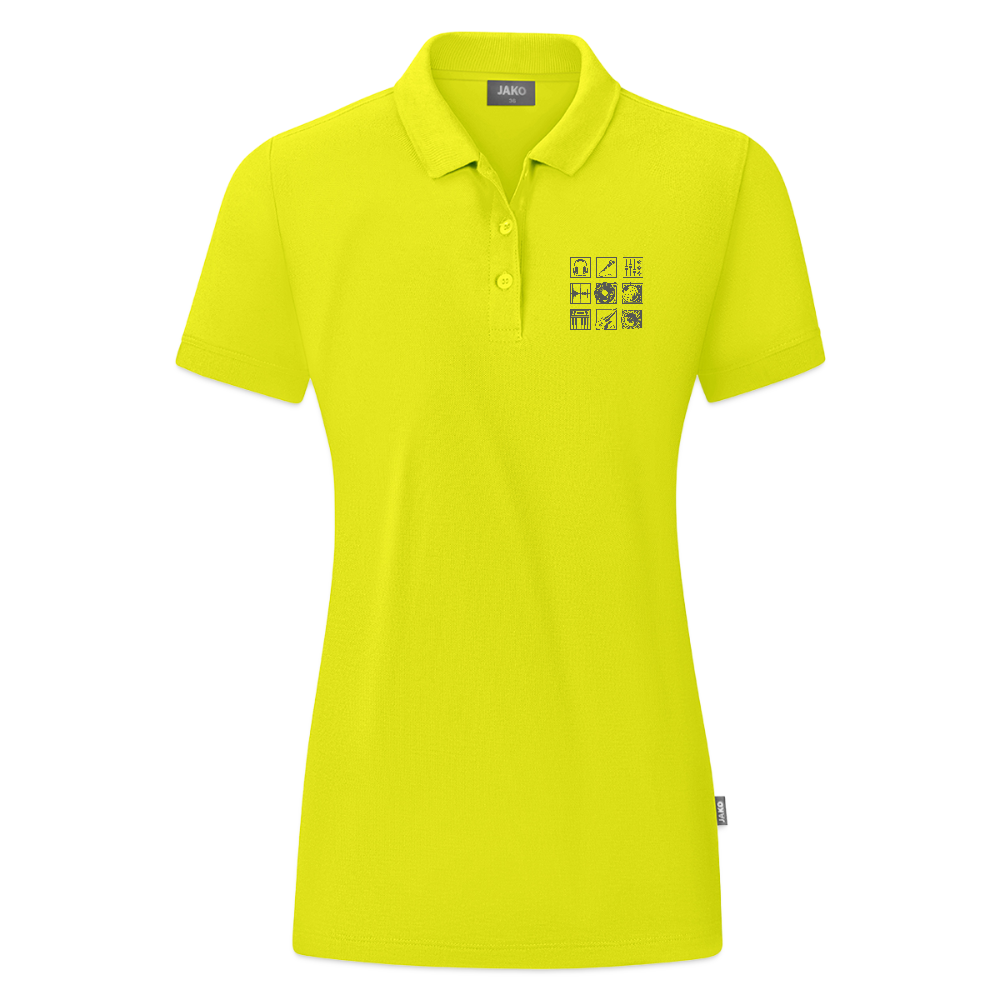 JAKO Vrouwen polo Organic - limegroen