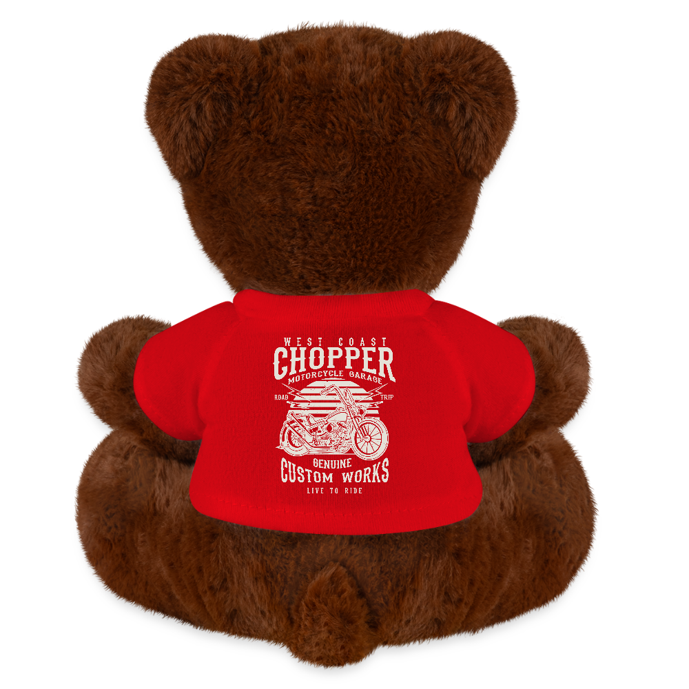 MiniFeet® RecycelBär® bruin - rood