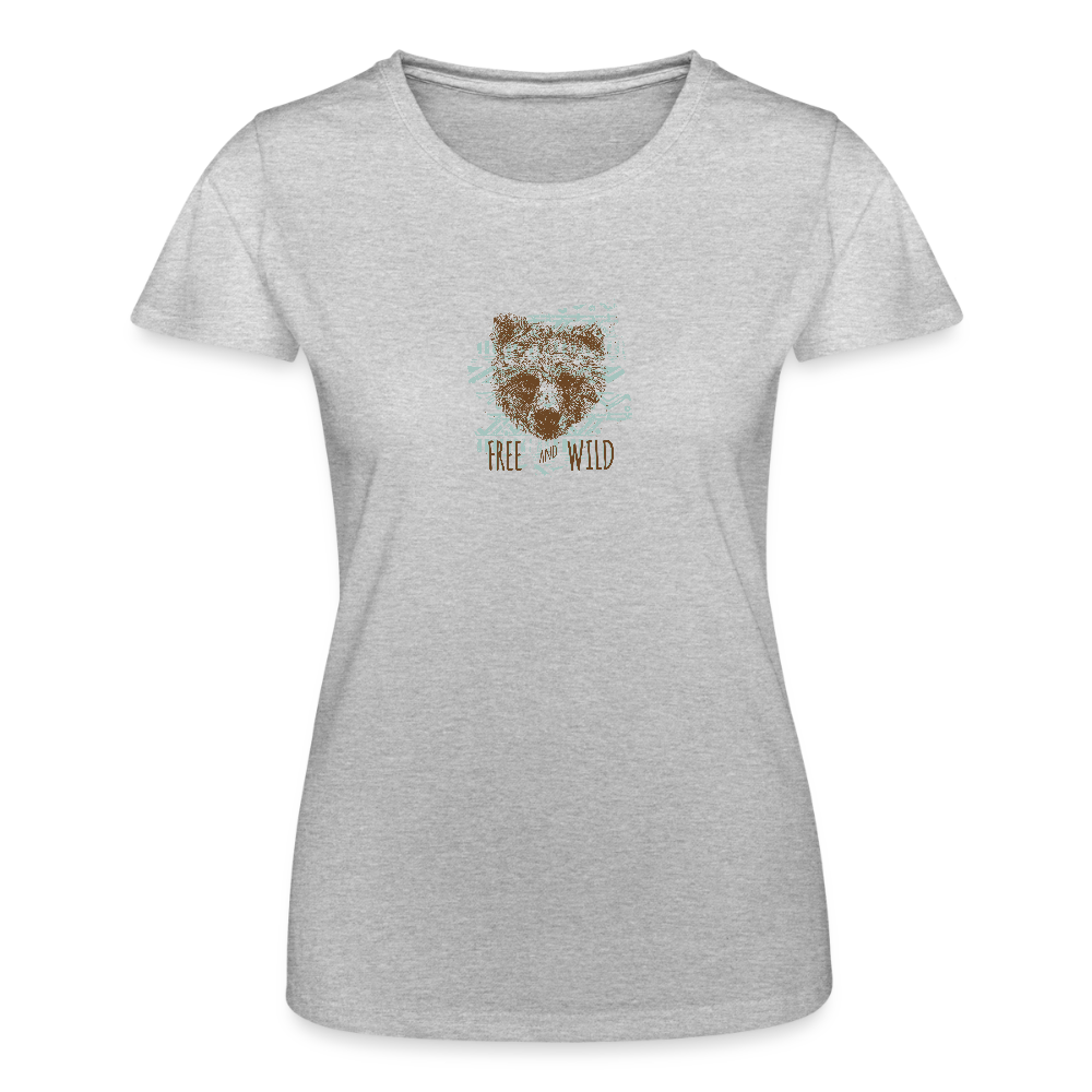 Vrouwen T-shirt van Fruit of the Loom - grijs gemêleerd