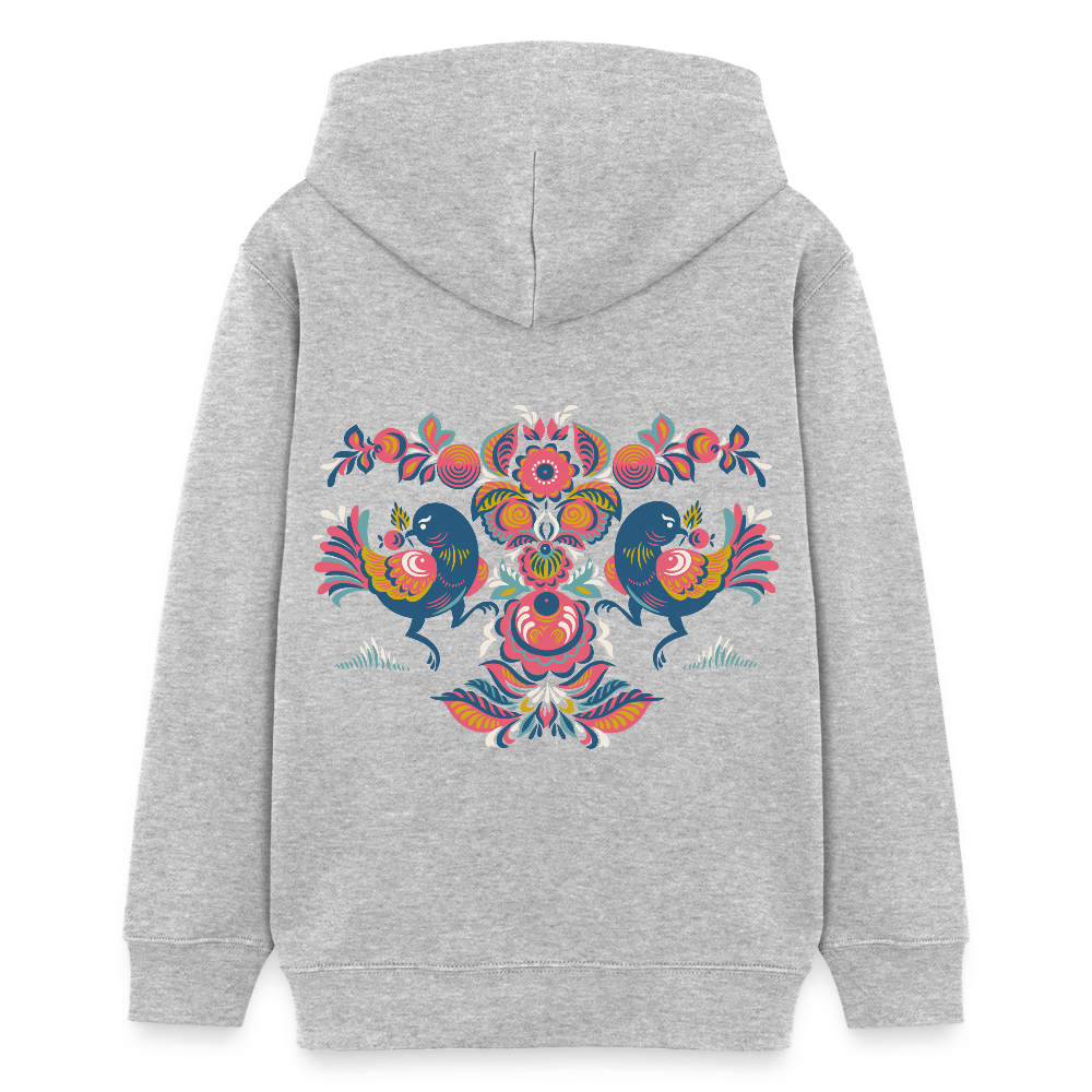 Stanley/Stella Tiener bio-hoodie Mini Cruiser - grijs gemêleerd