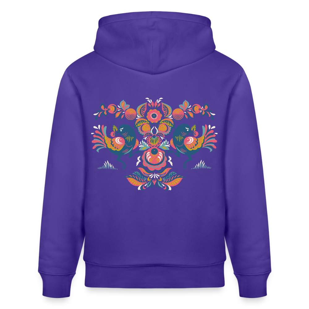 Stanley/Stella Uniseks bio-hoodie CRUISER - paarse liefde