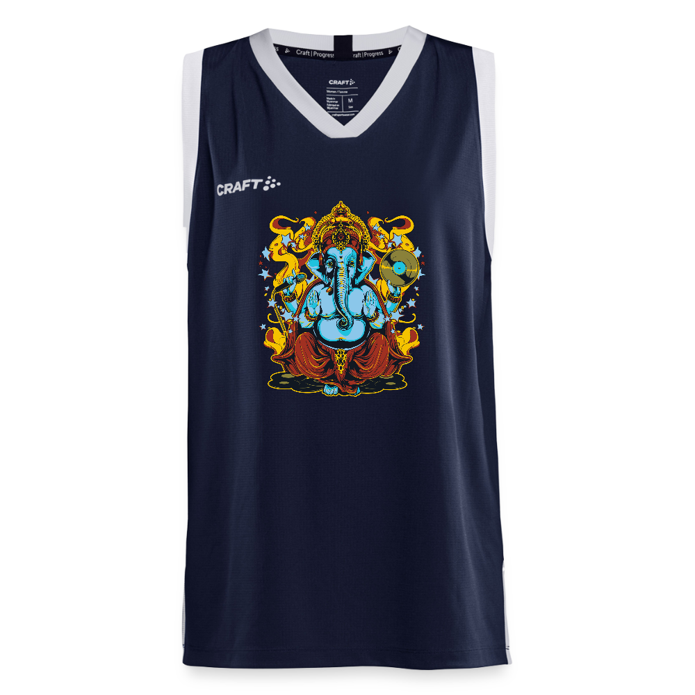 CRAFT Progress kinder-basketbalshirt - navy