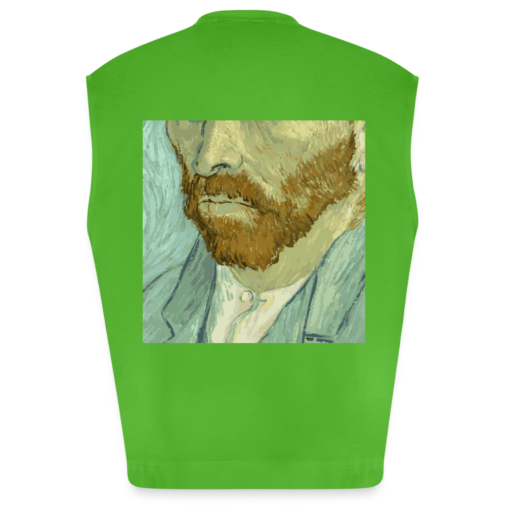 Heavyweight oversized organic tanktop made in EU Unisex - Apple Neon