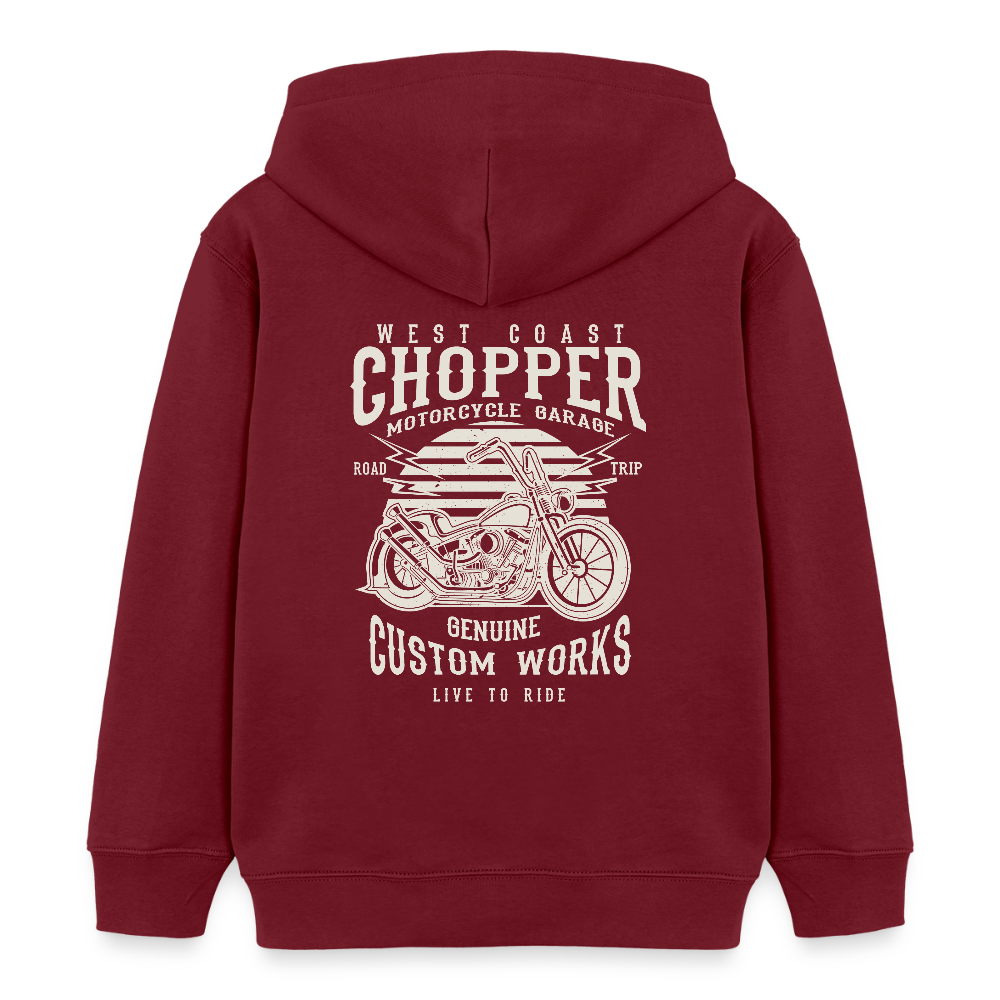 Stanley/Stella Kinder-bio-hoodie Mini Cruiser - bourgognerood