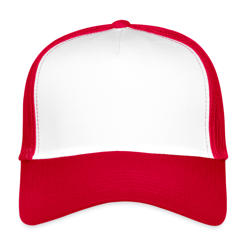 Trucker Cap - wit/rood