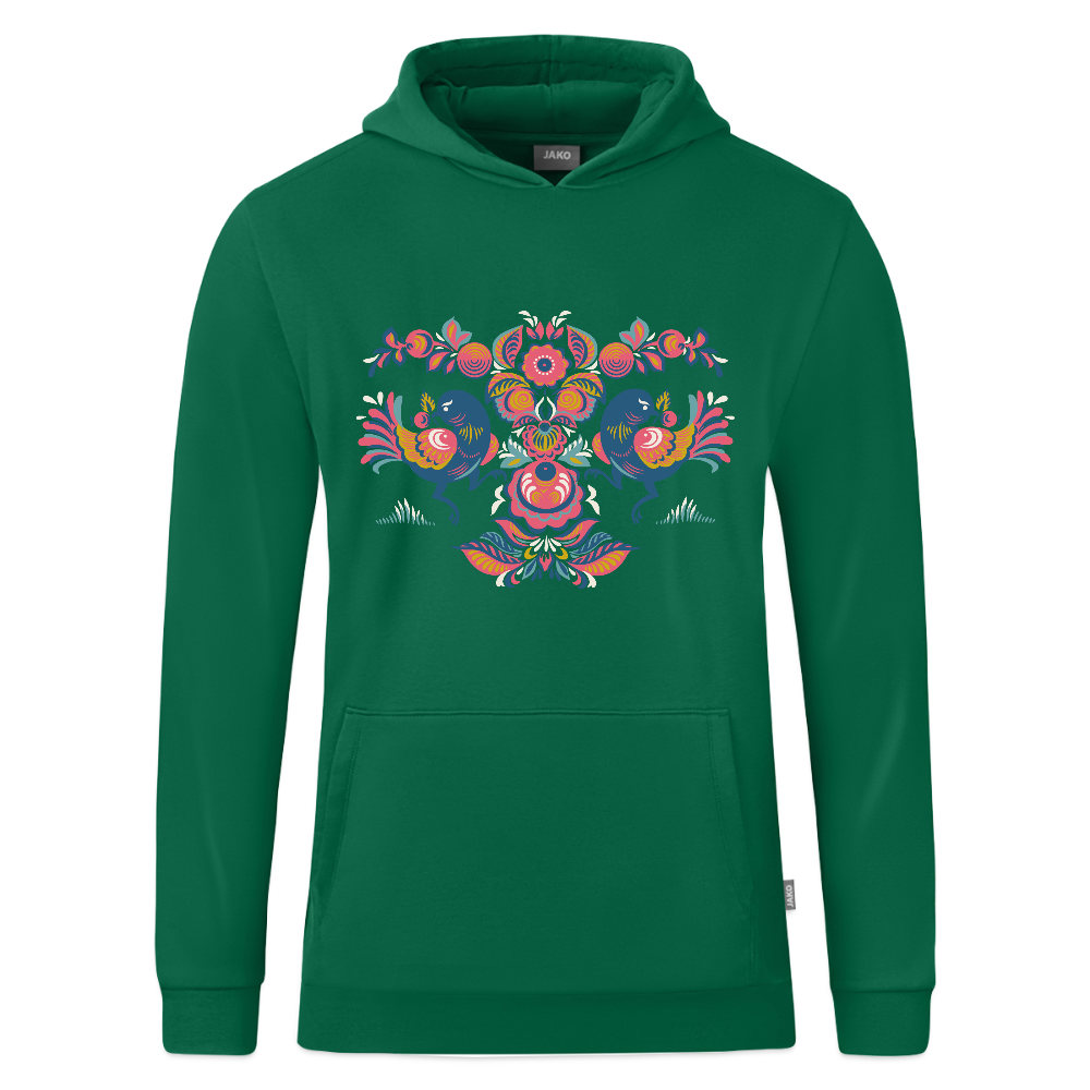 JAKO Kinderhoodie Organic - kelly groen