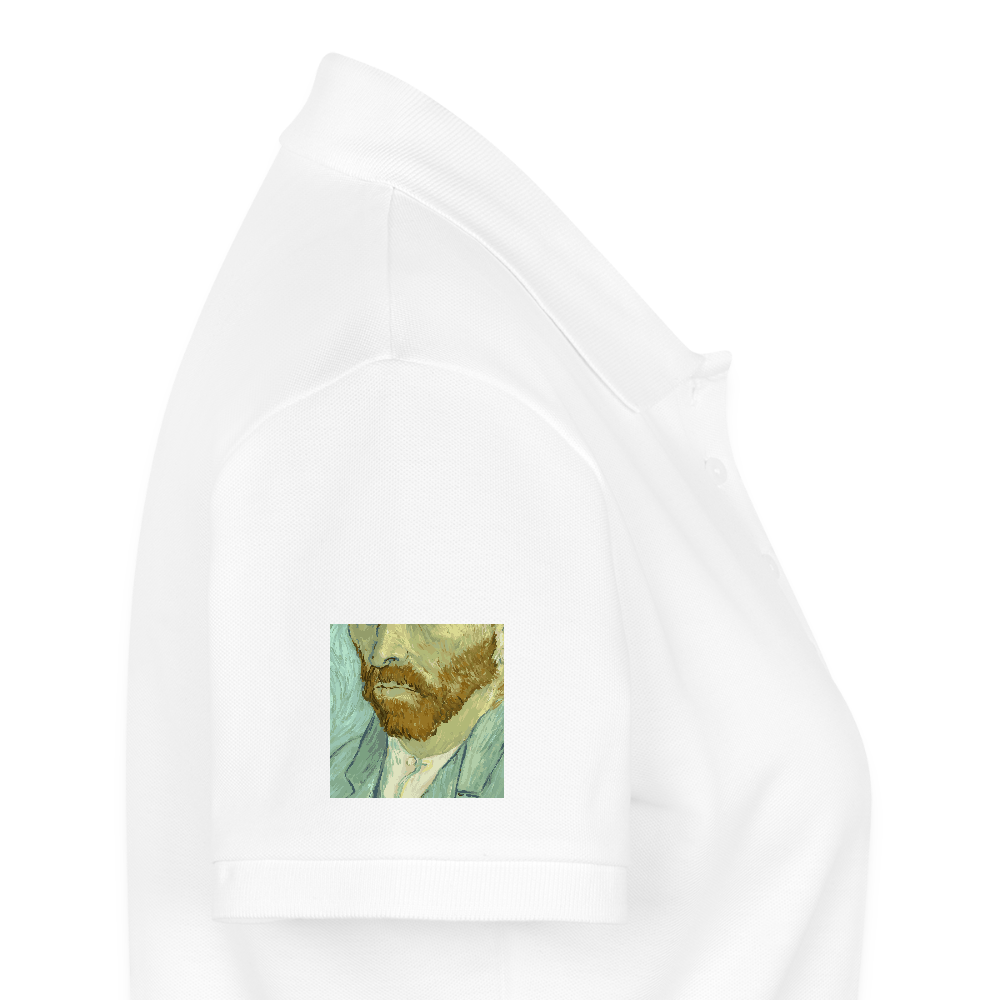 Vrouwen Premium Bio Poloshirt - wit