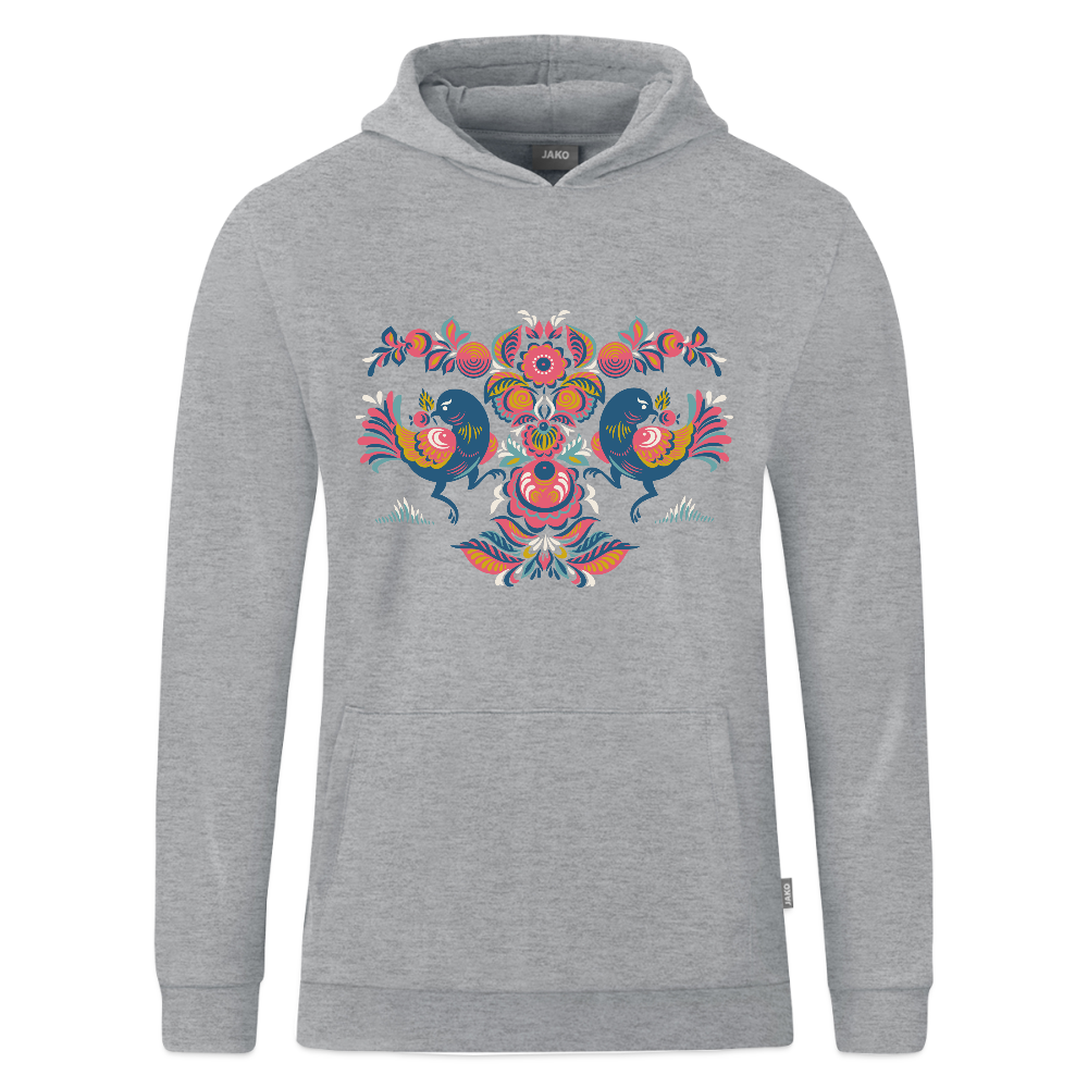 JAKO Kinderhoodie Organic - grijs gemêleerd