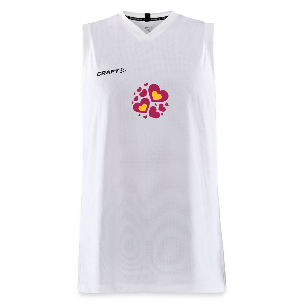 CRAFT Progress mannen basketbalshirt - wit