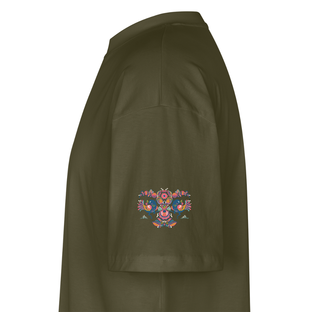 Stanley/Stella Uniseks oversized bio T-shirt Blaster - kaki