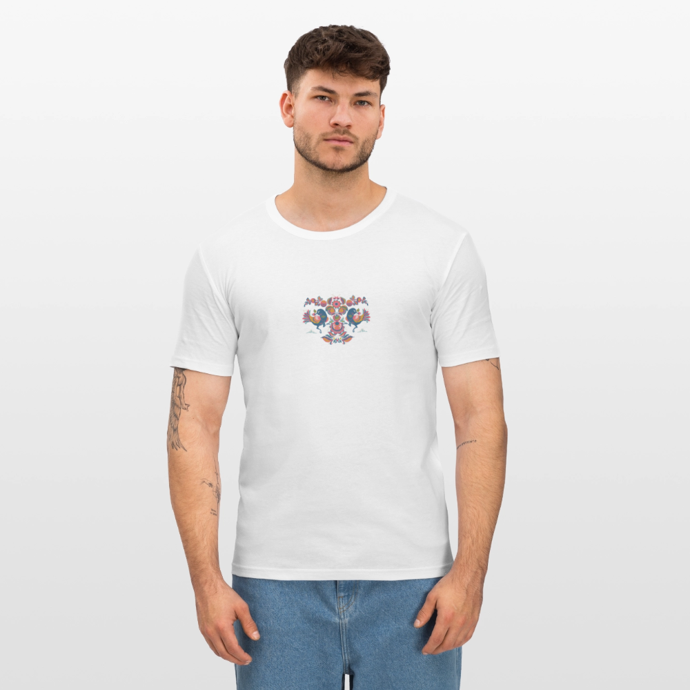 Mannen slim fit T-shirt - wit