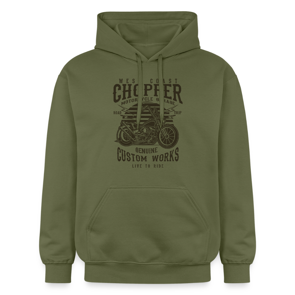 Gildan uniseks Softstyle® Midweight hoodie - militairgroen