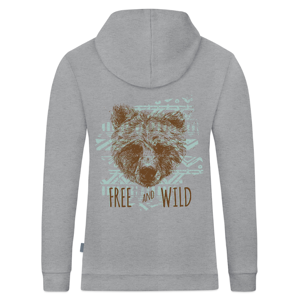JAKO Kinderhoodie Organic - grijs gemêleerd