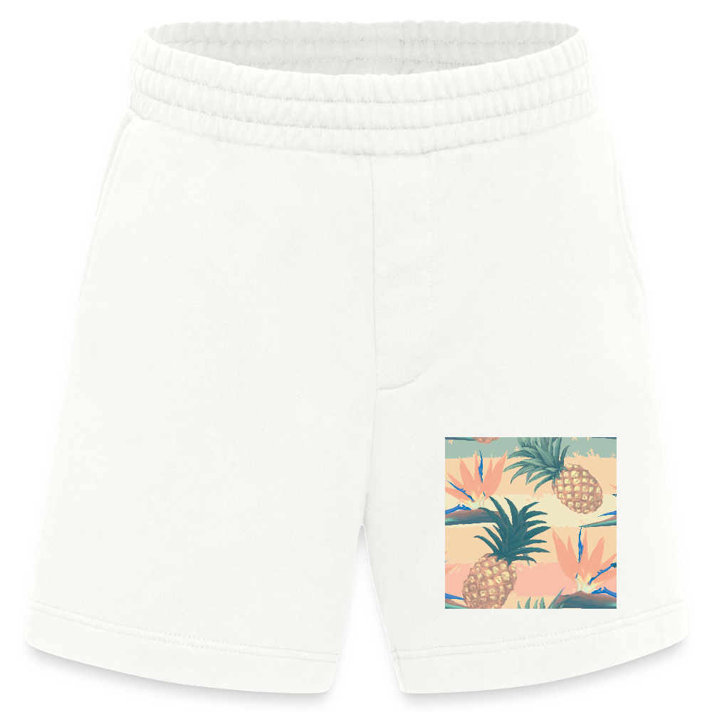 Heavyweight organic shorts made in EU - OFF WHITE