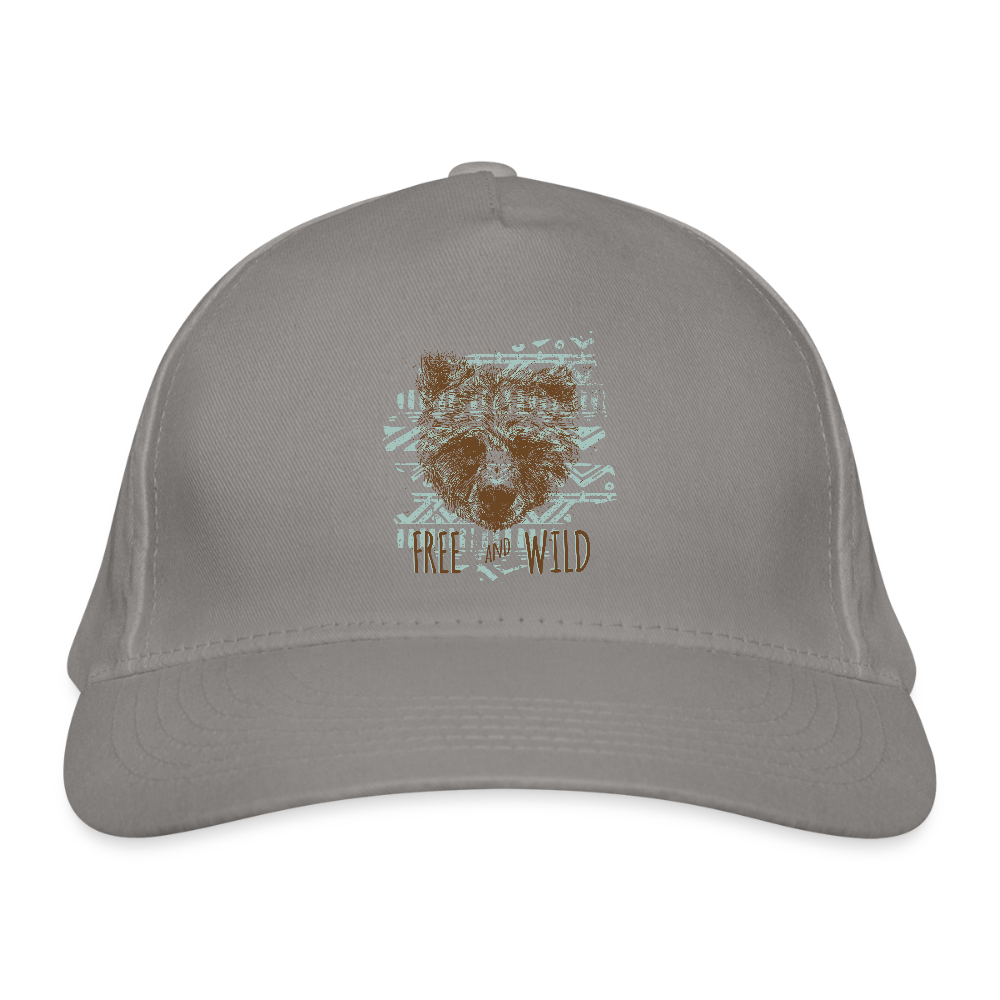 Biologische baseballpet - lichtgrijs