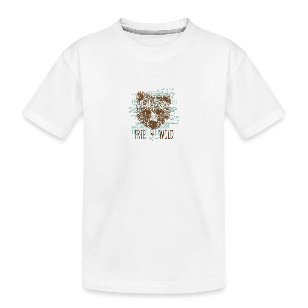 Kinderen premium biologisch T-shirt - wit