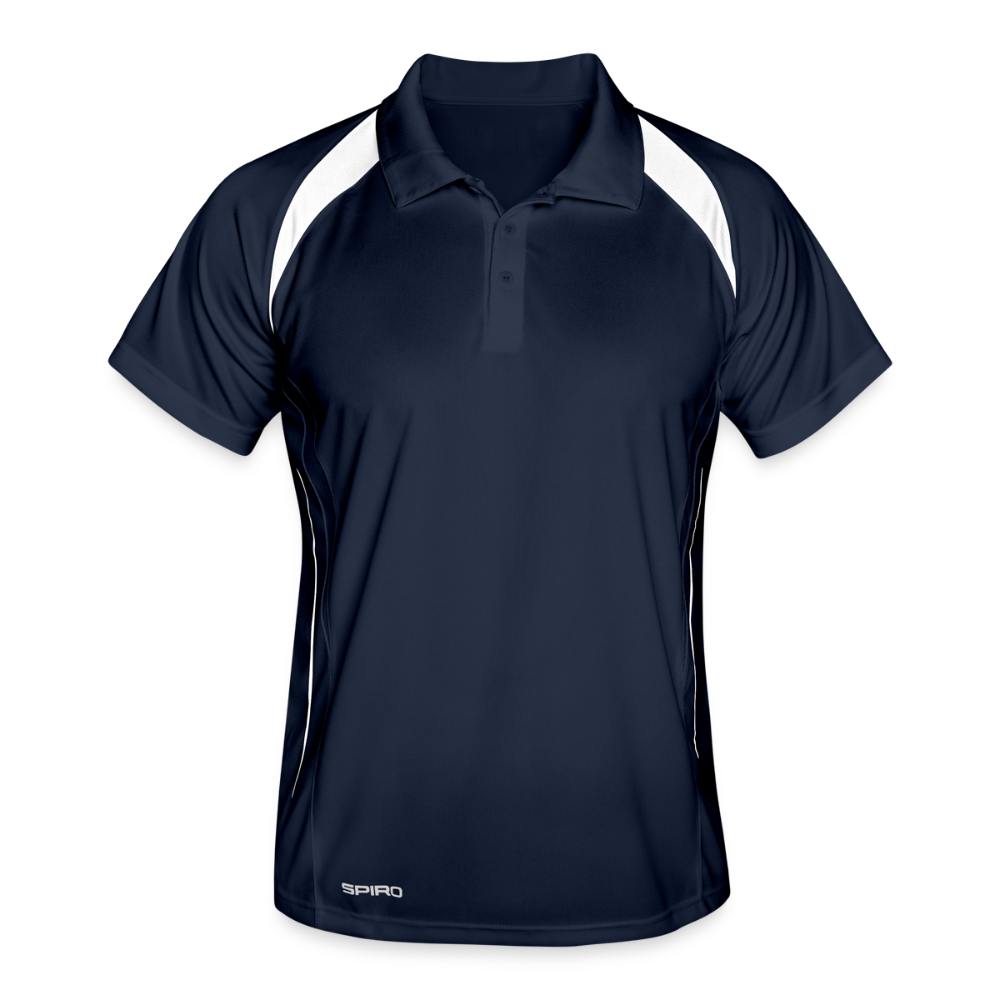 Mannen polo ademend - navy/wit