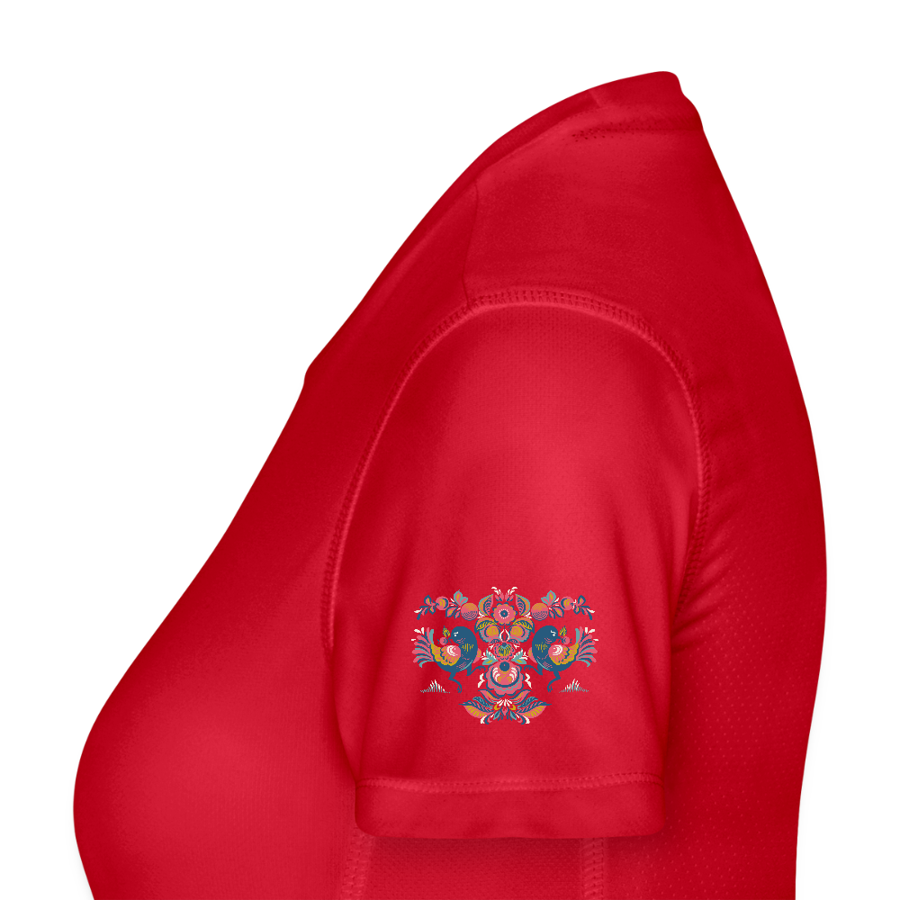 JAKO Vrouwen T-shirt Run 2.0 - rood
