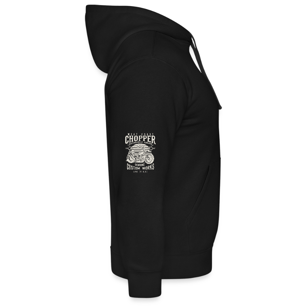 Mannenhoodie van Russell - zwart