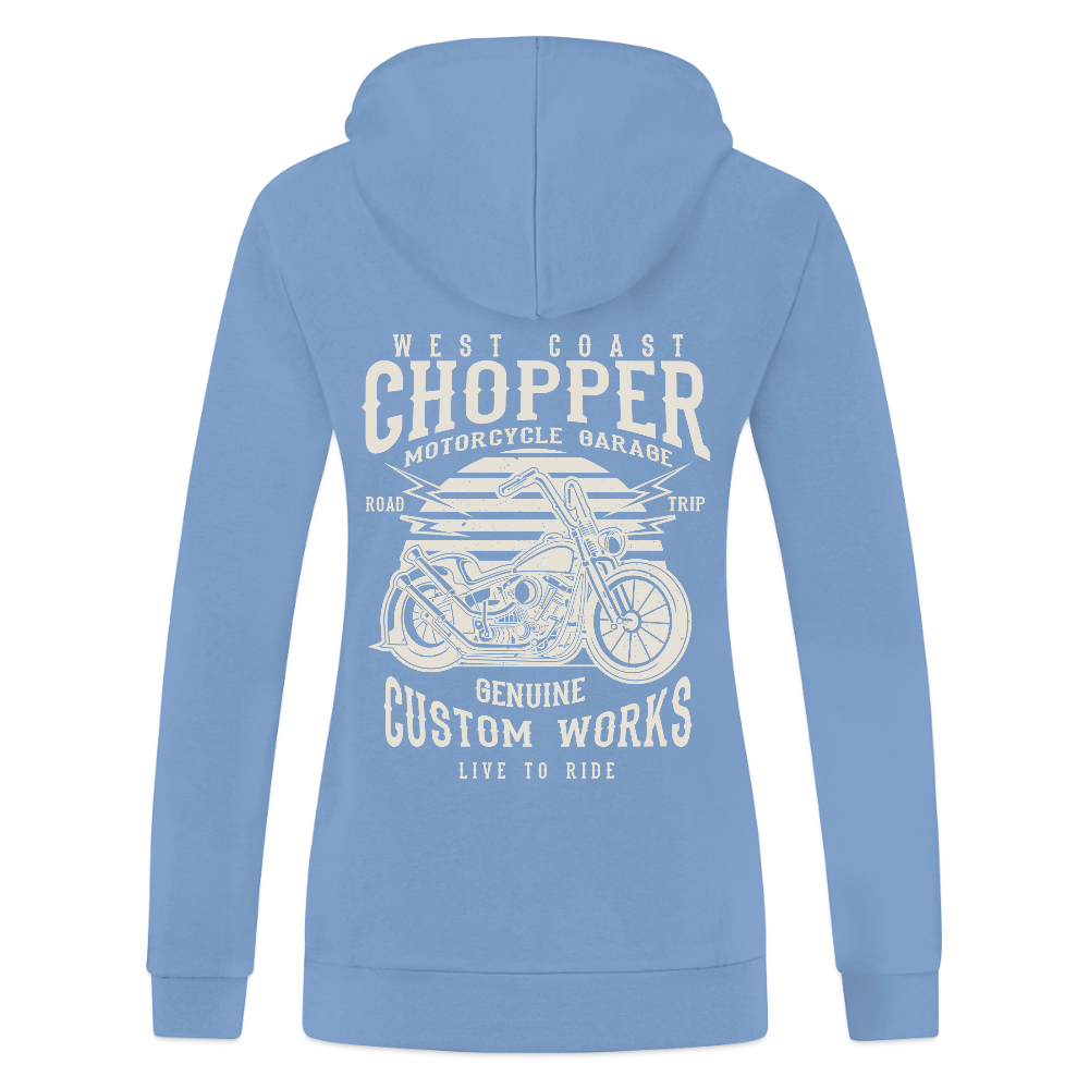 JAKO Vrouwen ziphoodie Organic - sky