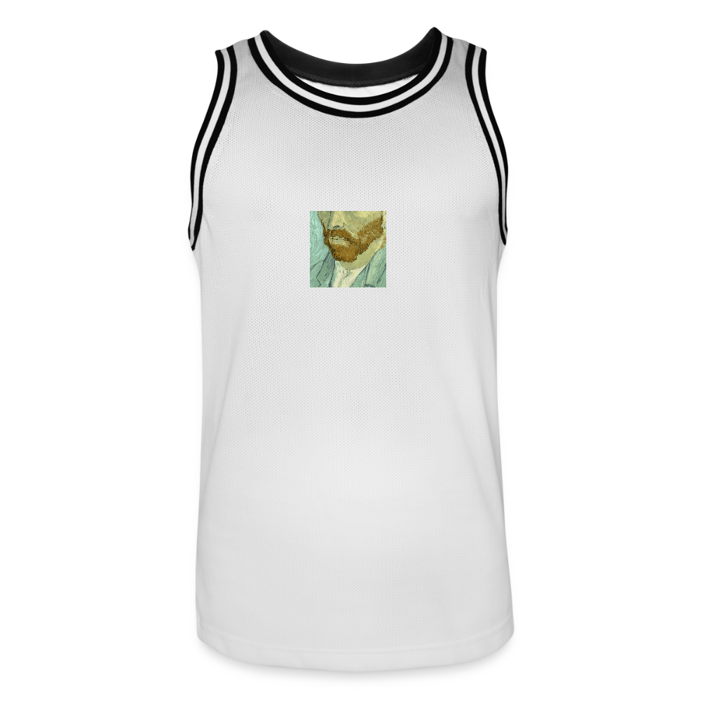 Mannen basketbal shirt - wit/zwart