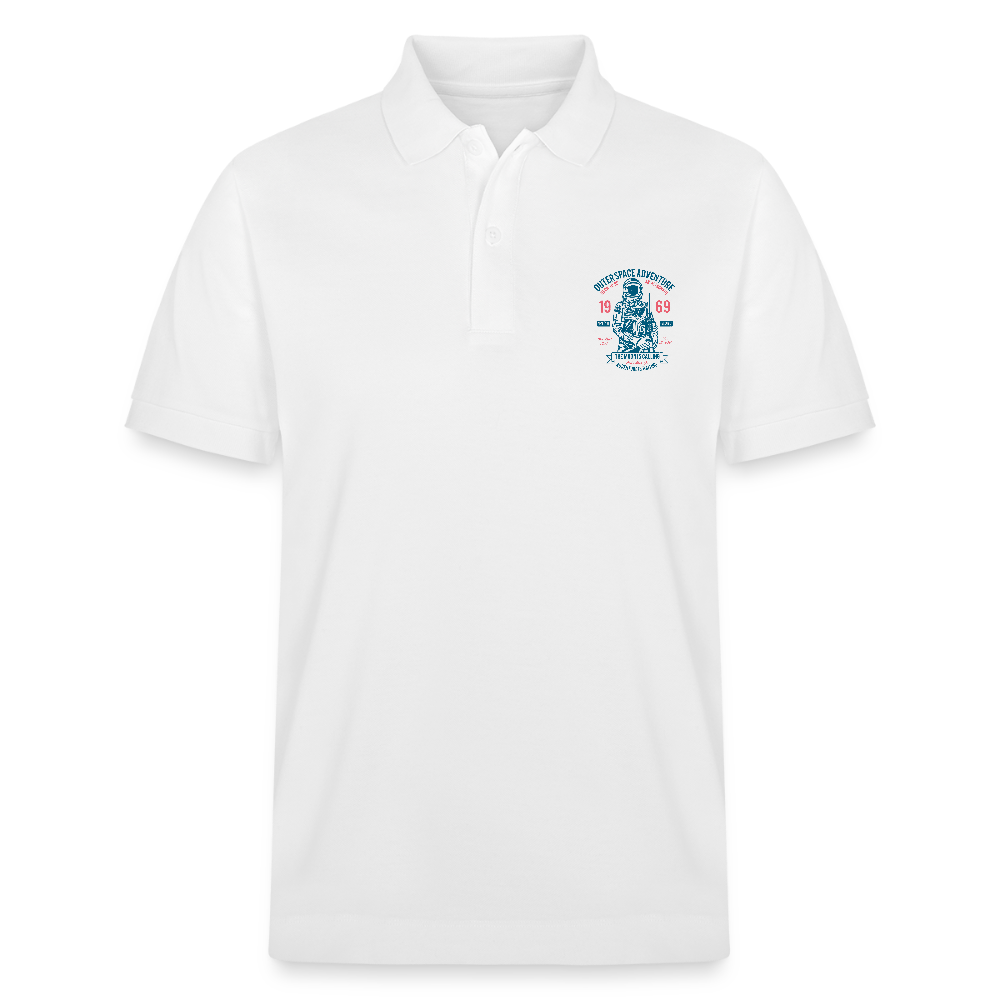 Stanley/Stella uniseks bio poloshirt PREPSTER - wit
