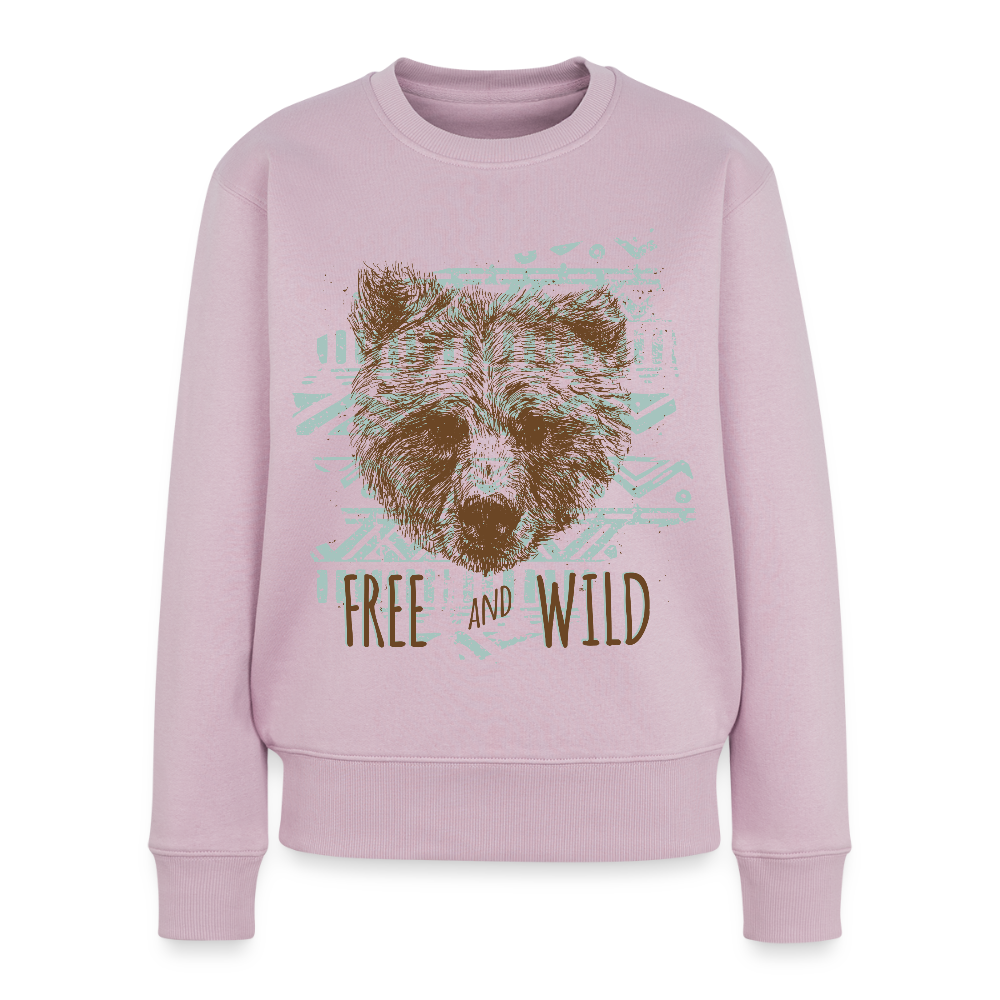 Vrouwen premium sweater - oudroze