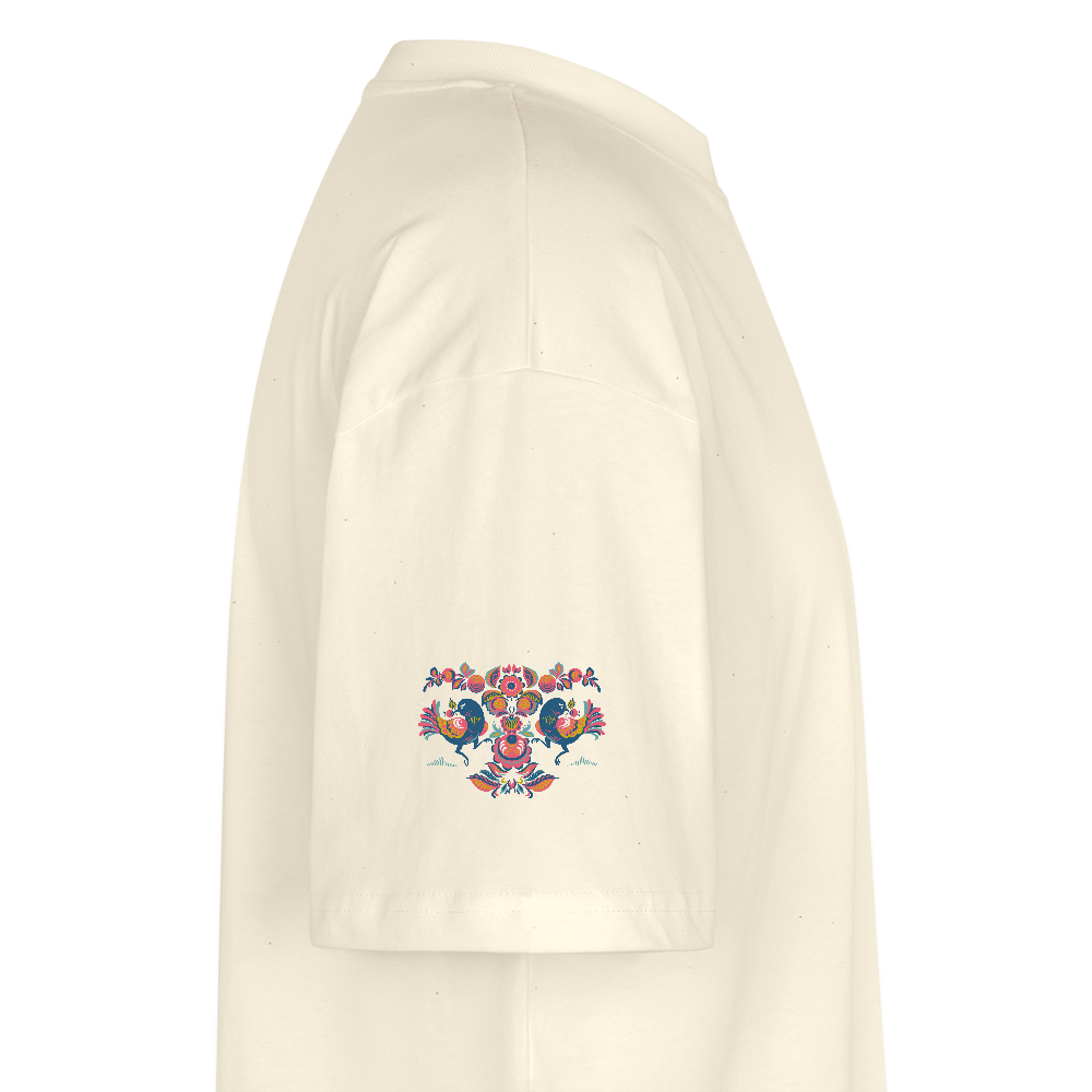 Stanley/Stella Uniseks oversized bio T-shirt Blaster - witgrijs