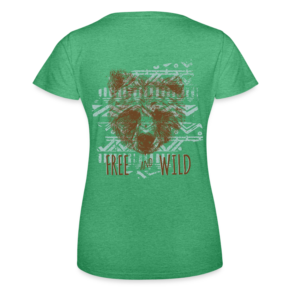 Vrouwen T-shirt van Fruit of the Loom - heather groen