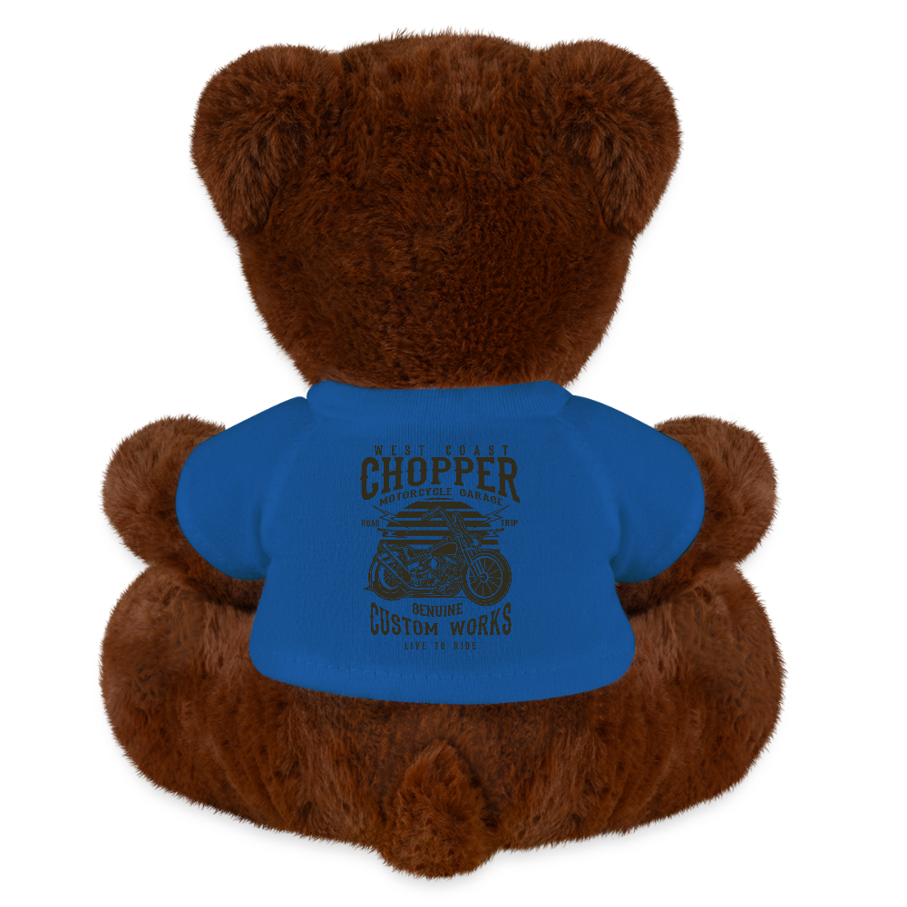 MiniFeet® RecycelBär® bruin - koningsblauw