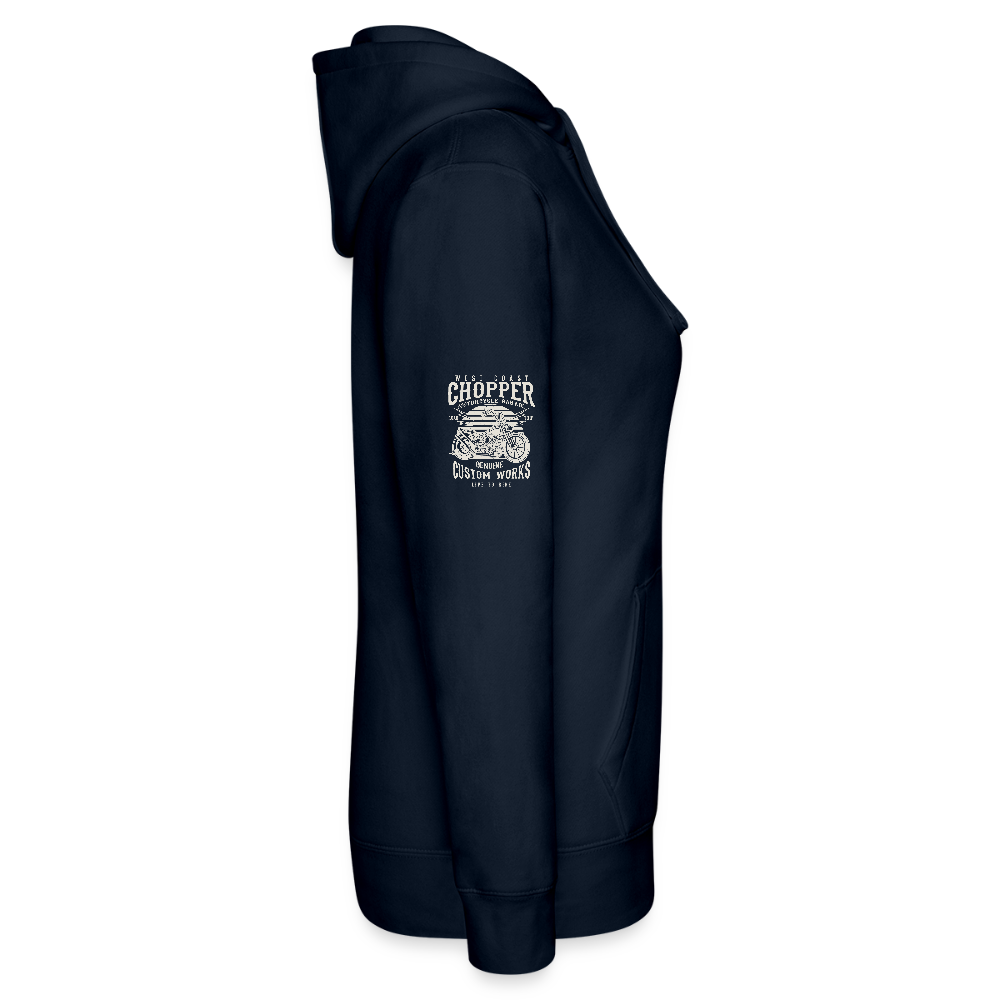 Vrouwenhoodie van Russell - navy