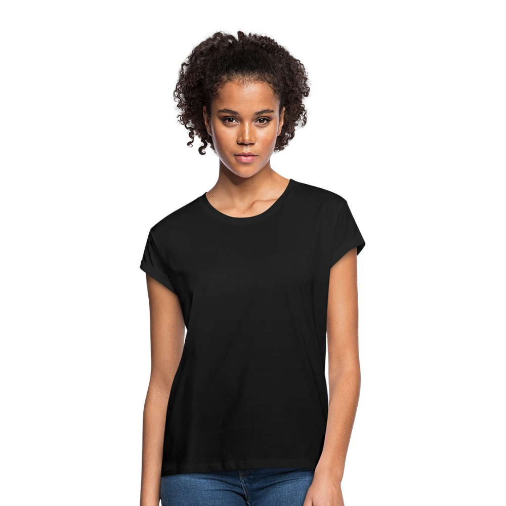 Vrouwen oversize T-shirt - zwart