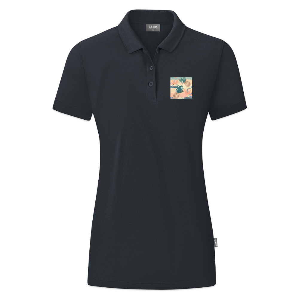 JAKO Vrouwen polo Organic - houtskool