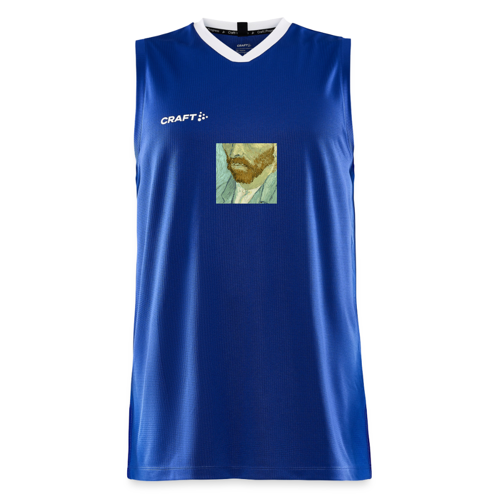 CRAFT Progress mannen basketbalshirt - koningsblauw