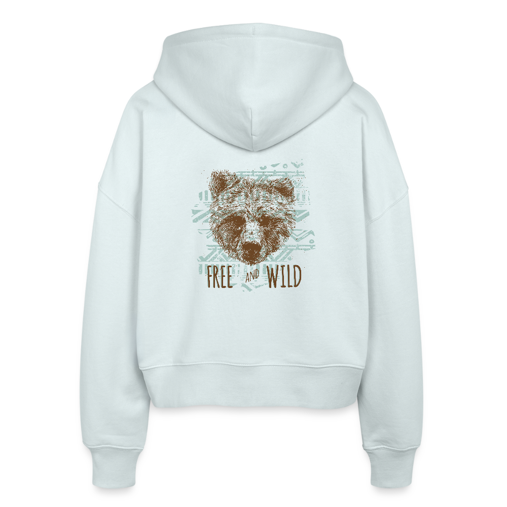 Stanley/Stella Vrouwen bio-ziphoodie Ida - ijsblauw