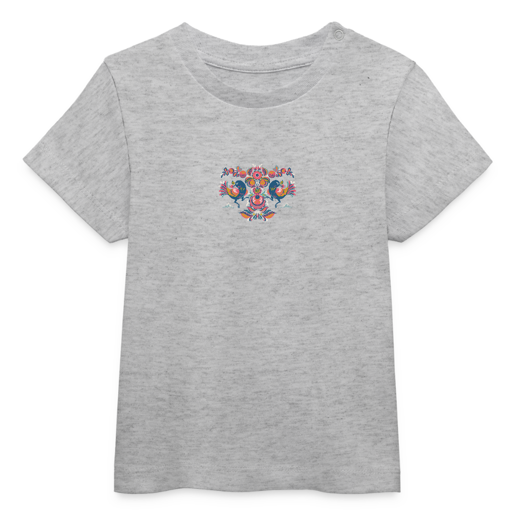 Stanley/Stella baby bio-T-shirt BABY CREATOR - grijs gemêleerd