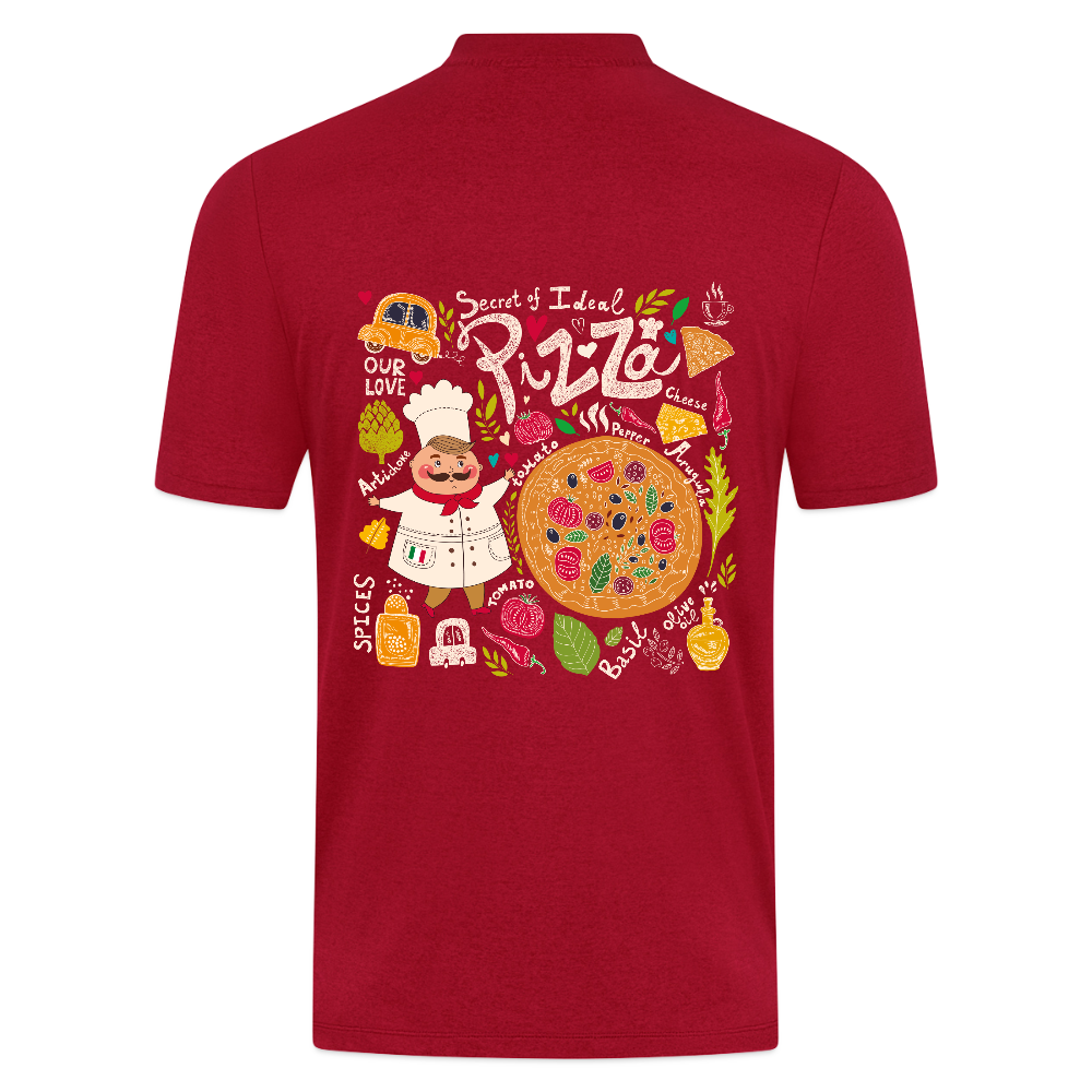 JAKO Poloshirt Pro Casual - donkerrood