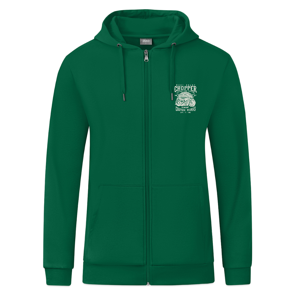 JAKO Ziphoodie Organic - kelly groen