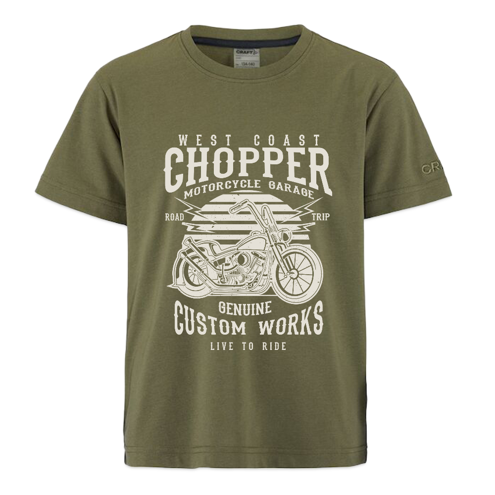 CRAFT Community 2.0 tieners T-shirt - mosgroen
