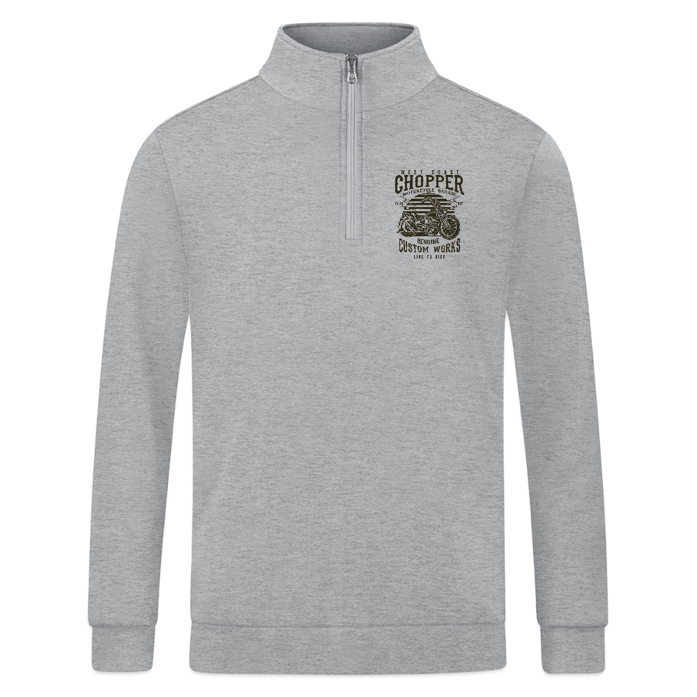 JAKO Ziptop Organic - grijs gemêleerd