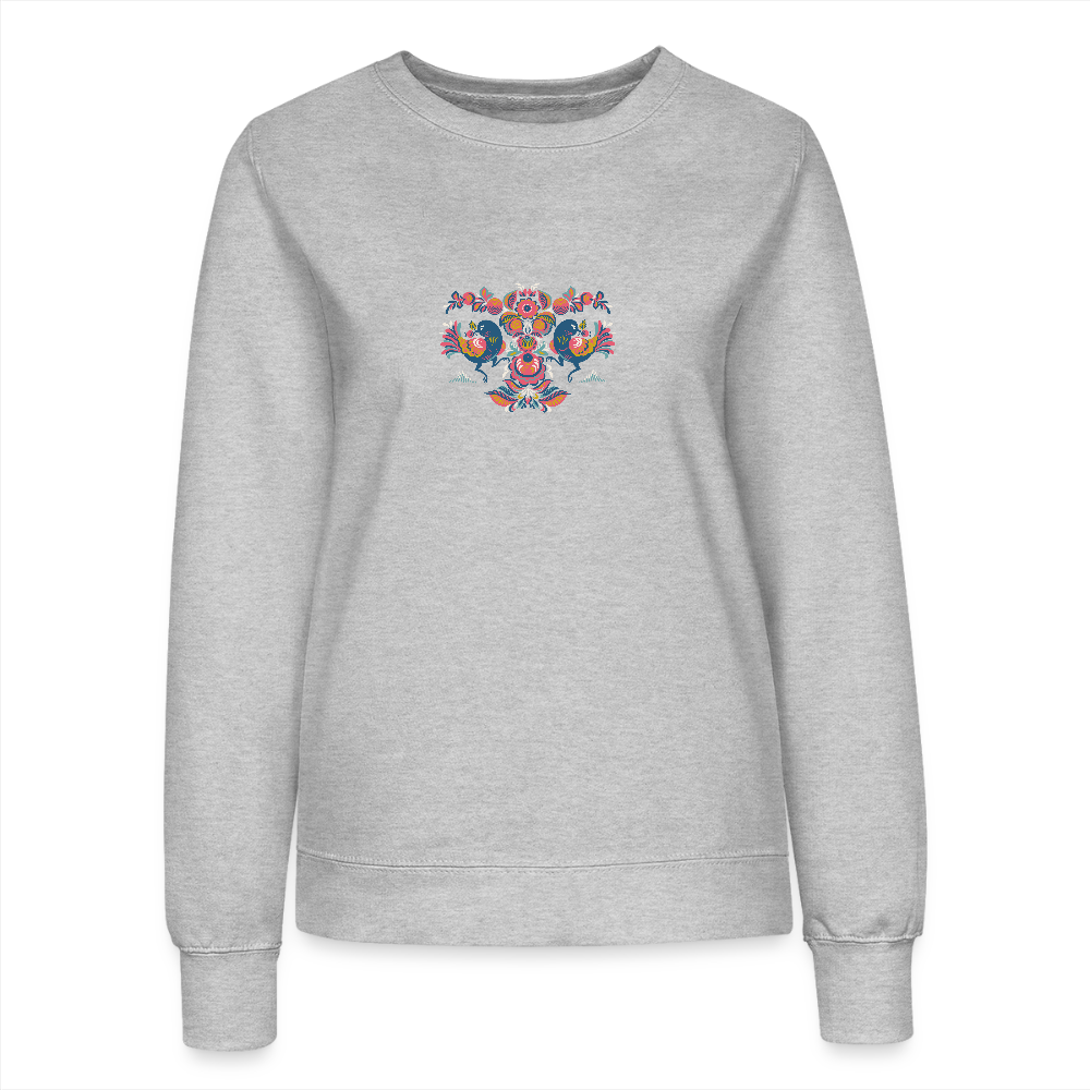 Vrouwen sweatshirt - grijs gemêleerd
