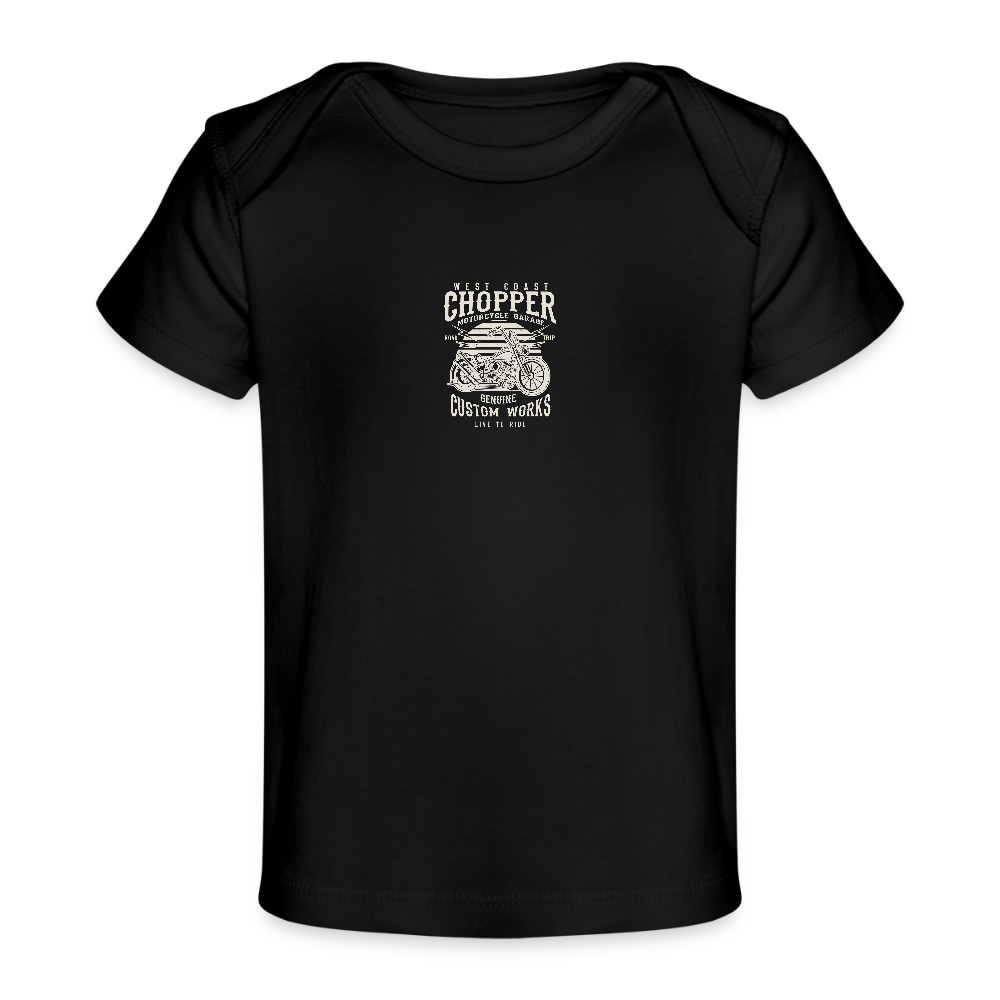 Baby bio-T-shirt - zwart