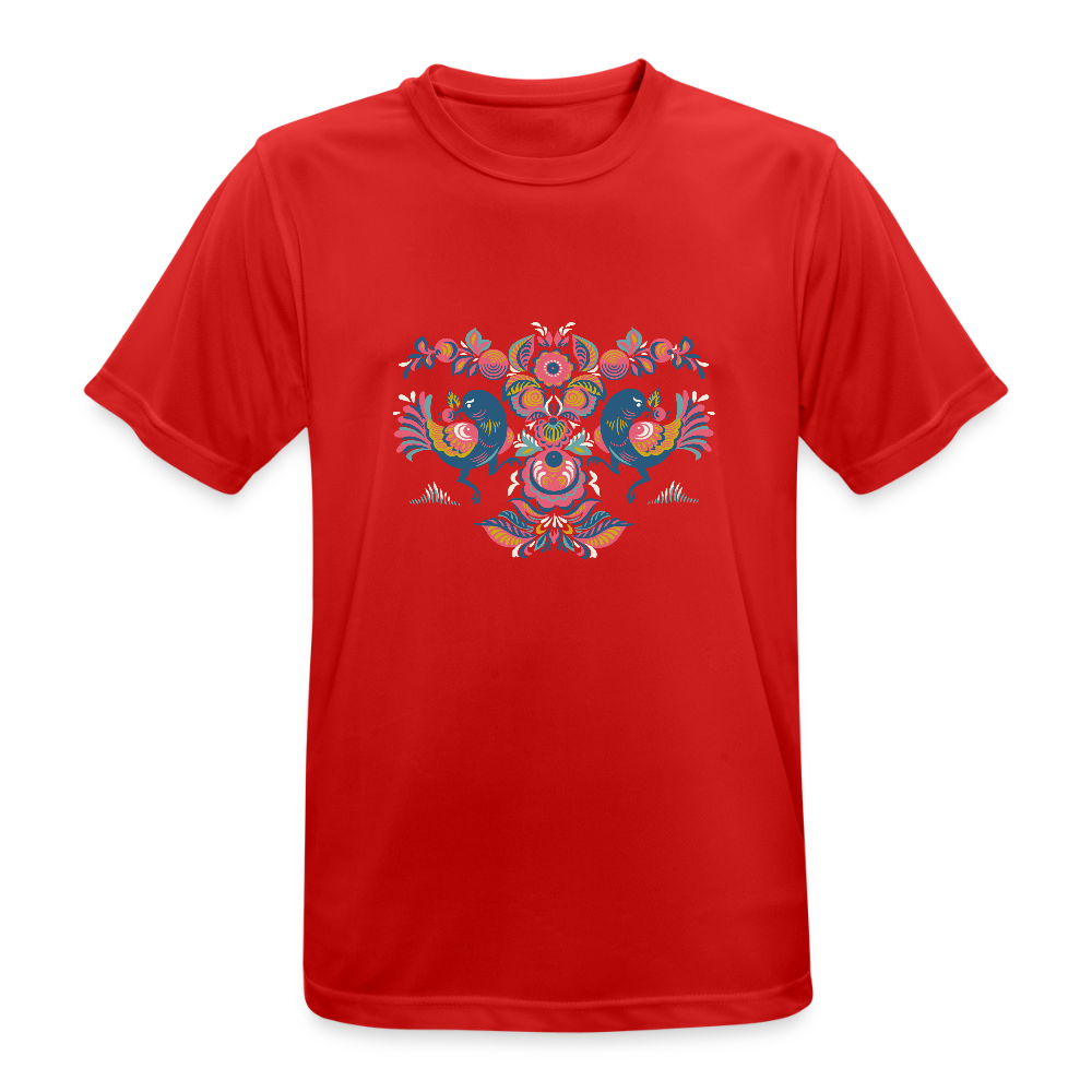 Mannen T-shirt ademend actief - rood