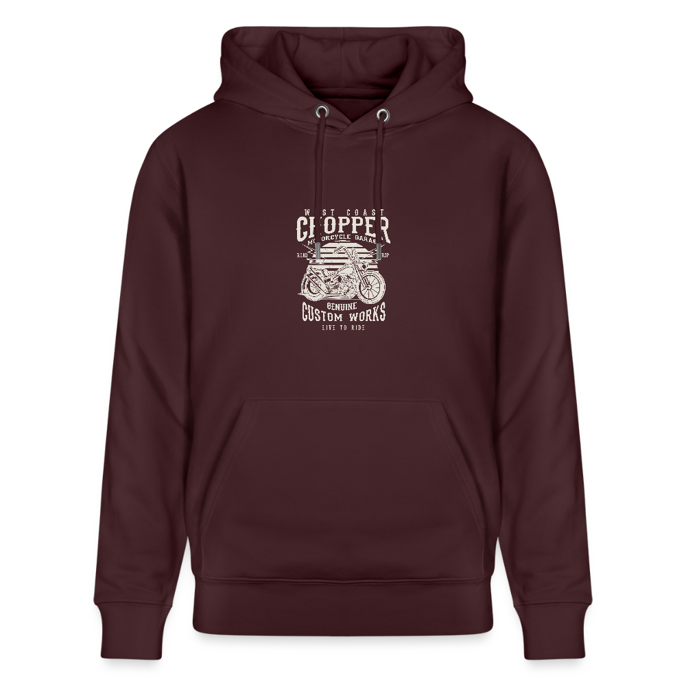 Stanley/Stella Uniseks bio-hoodie CRUISER - maroon