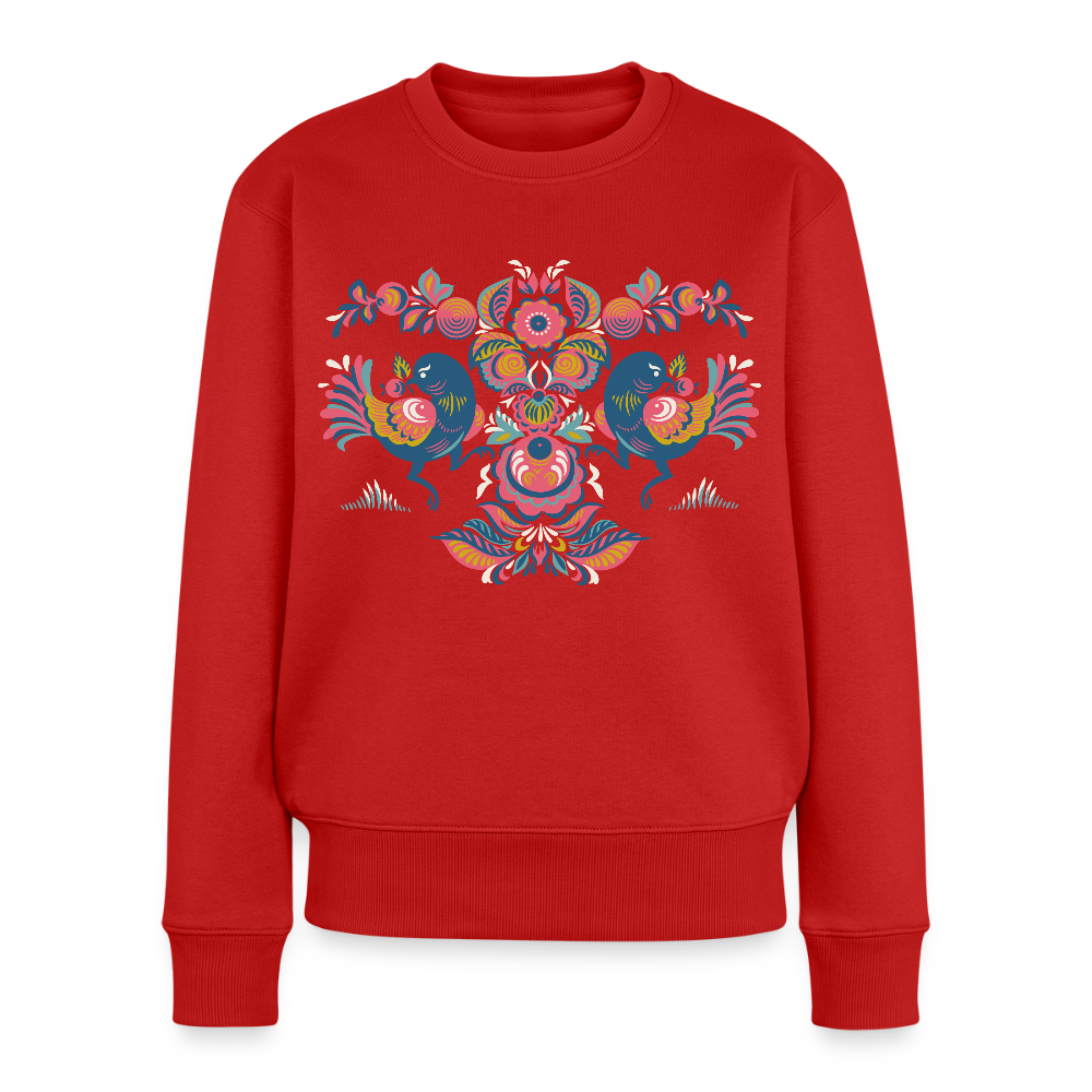 Vrouwen premium sweater - rood