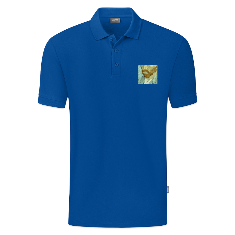 JAKO Mannen Polo Organic - blauw