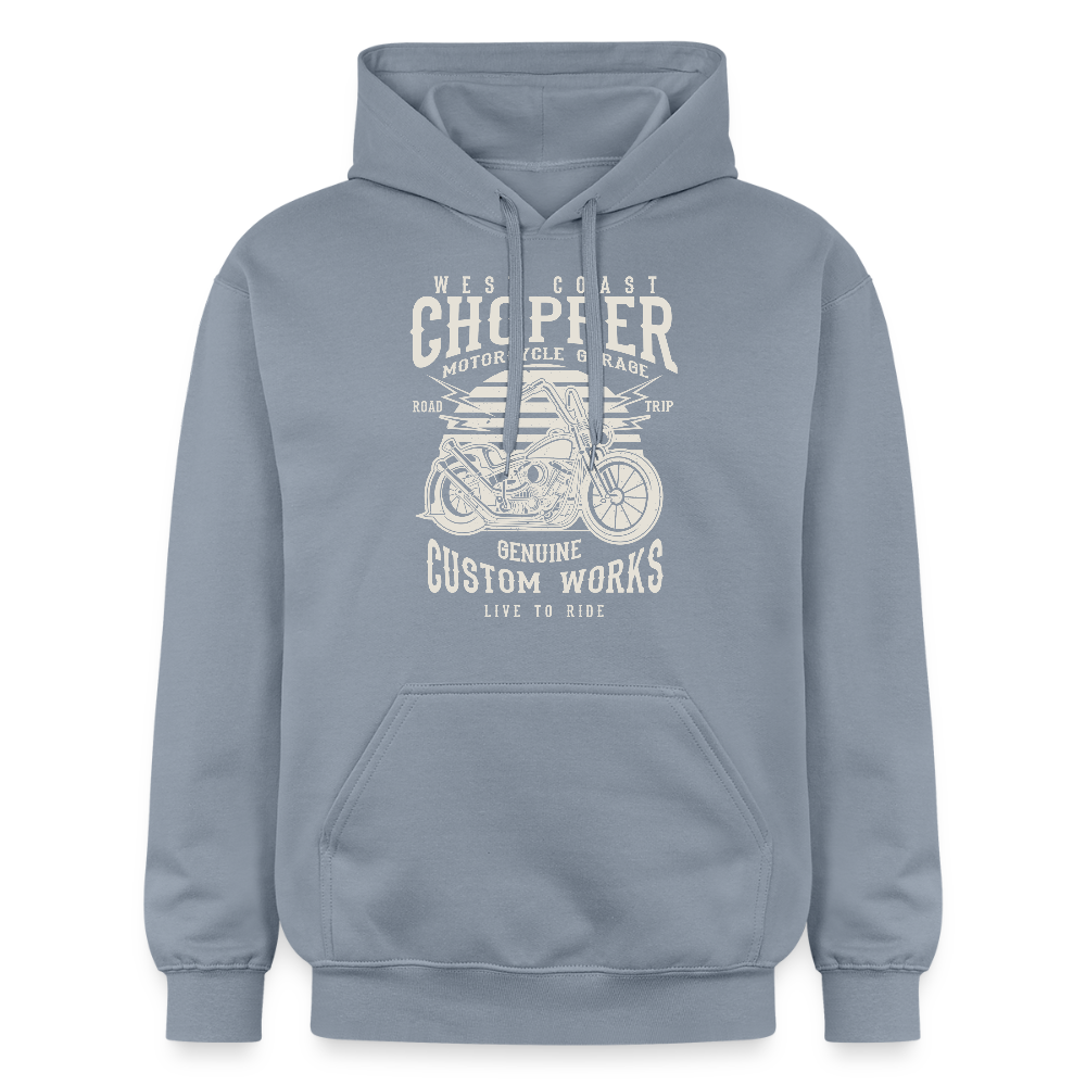 Gildan uniseks Softstyle® Midweight hoodie - blauw