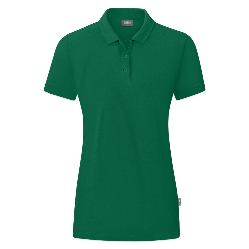 JAKO Vrouwen polo Organic - kelly groen