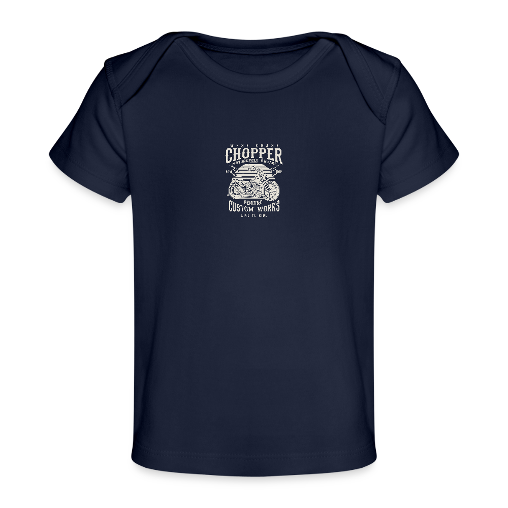 Baby bio-T-shirt - dark navy